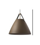 Scandinavian style pendant lamps - DFTP by NORDLUX STRAP Pendant Lamp E27 40W Metal Beige. - product 4