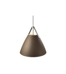 Scandinavian style pendant lamps - DFTP by NORDLUX STRAP Pendant Lamp E27 40W Metal Beige. - product 5