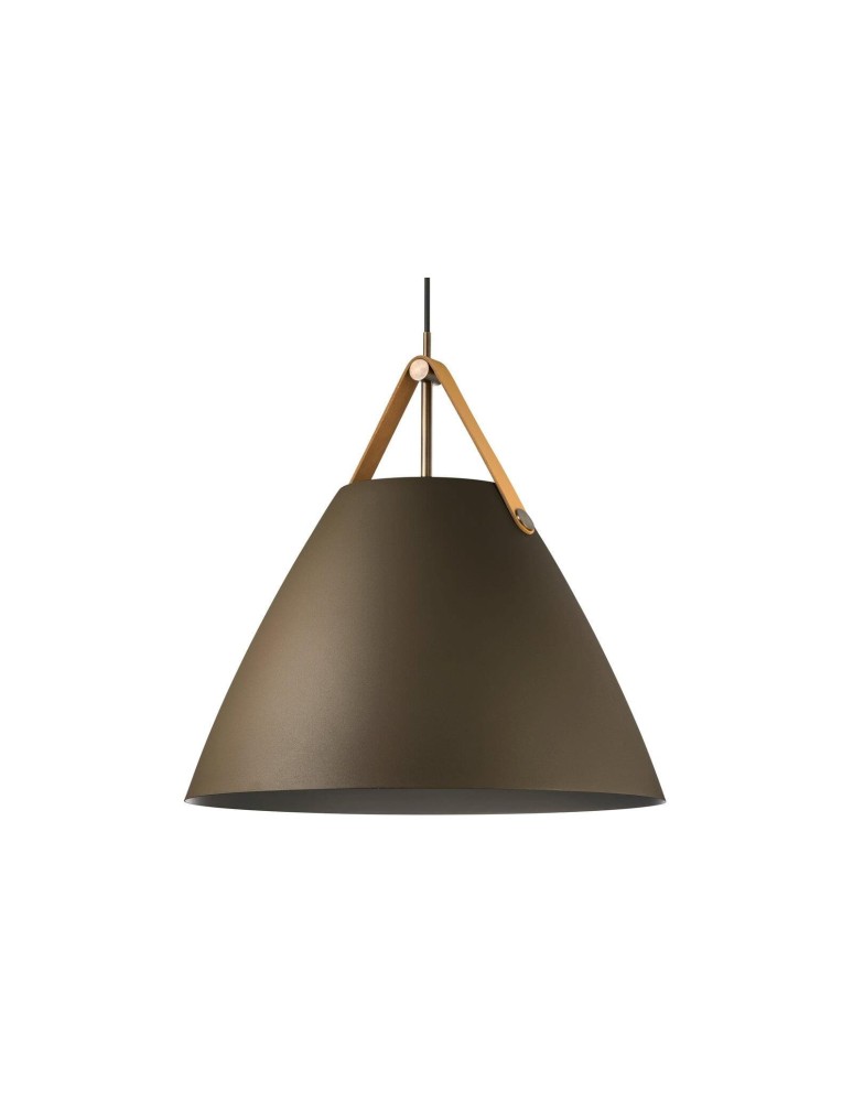 Scandinavian style pendant lamps - DFTP by NORDLUX STRAP Pendant Lamp E27 40W Metal Beige. - product kolory-swiatla.pl 7