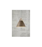 Scandinavian style pendant lamps - DFTP by NORDLUX STRAP Pendant Lamp E27 40W Metal Beige. - product 9