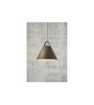 Scandinavian style pendant lamps - DFTP by NORDLUX STRAP Pendant Lamp E27 40W Metal Beige. - product 10