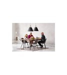 Scandinavian style pendant lamps - DFTP by NORDLUX STRAP Pendant Lamp E27 40W Metal Black - product 10