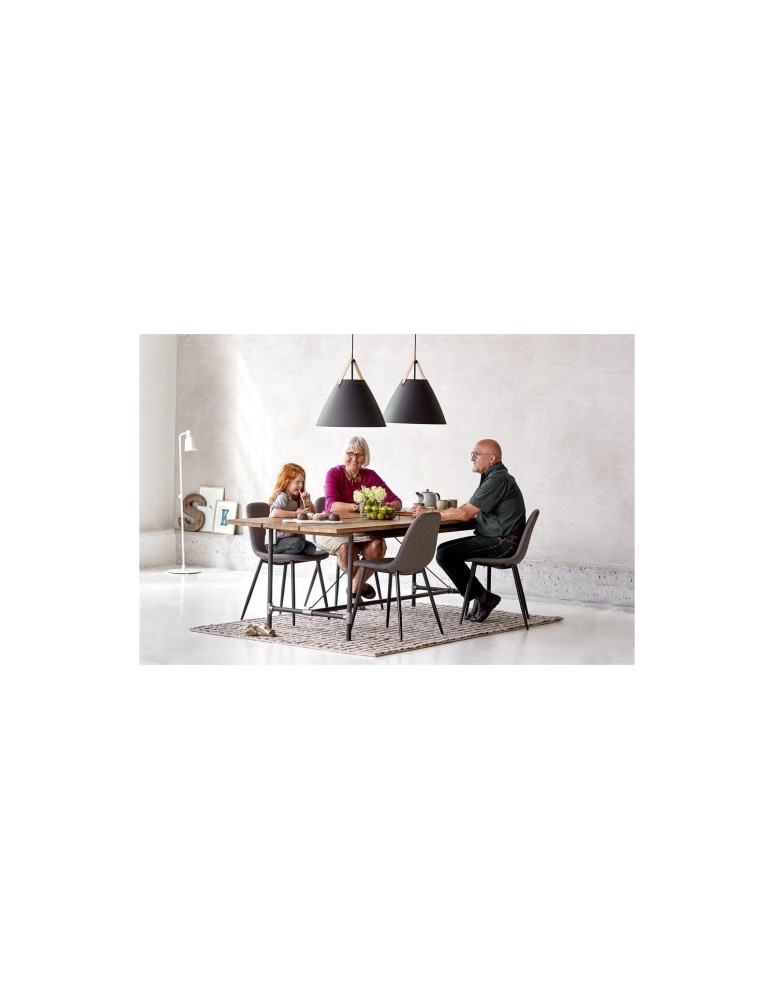 Scandinavian style pendant lamps - DFTP by NORDLUX STRAP Pendant Lamp E27 40W Metal Black - product kolory-swiatla.pl 11