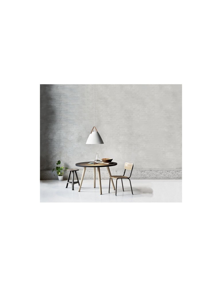 Scandinavian style pendant lamps - DFTP by NORDLUX STRAP Pendant Lamp E27 40W Metal White - product kolory-swiatla.pl 6