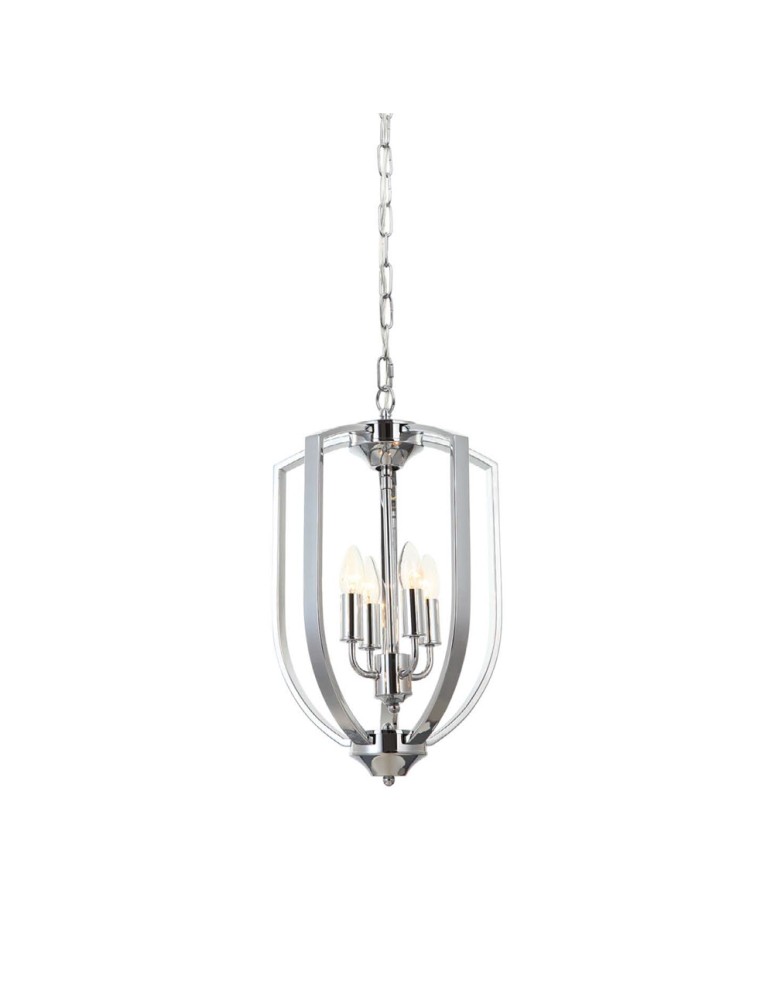 Pendant lamps - Orlicki Design Ganza Pendant Chrome 4xE14 - product kolory-swiatla.pl 1