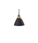 Scandinavian style pendant lamps - DFTP by NORDLUX STRAP Pendant Lamp GU10 40W Metal Black - product 1