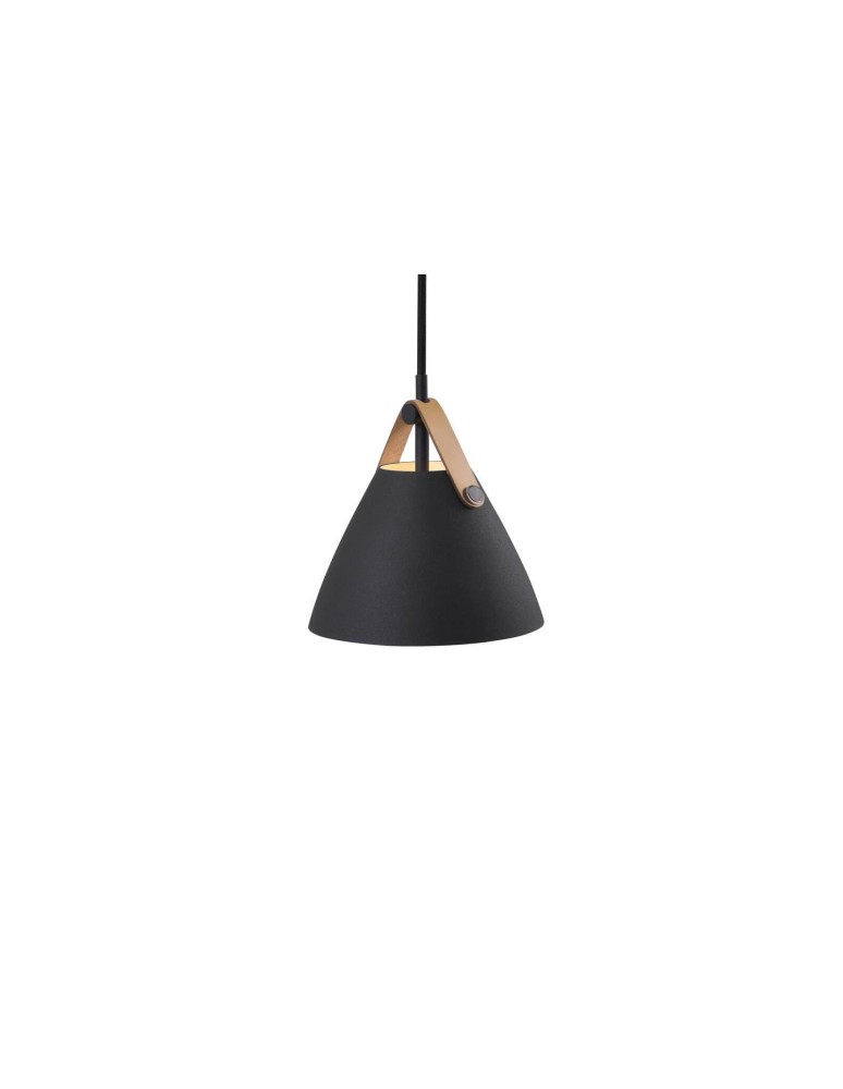 Scandinavian style pendant lamps - DFTP by NORDLUX STRAP Pendant Lamp GU10 40W Metal Black - product kolory-swiatla.pl 1