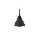 Scandinavian style pendant lamps - DFTP by NORDLUX STRAP Pendant Lamp GU10 40W Metal Black - product 2