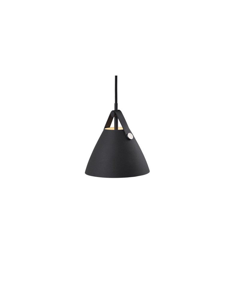 Scandinavian style pendant lamps - DFTP by NORDLUX STRAP Pendant Lamp GU10 40W Metal Black - product kolory-swiatla.pl 2