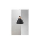 Scandinavian style pendant lamps - DFTP by NORDLUX STRAP Pendant Lamp GU10 40W Metal Black - product 3