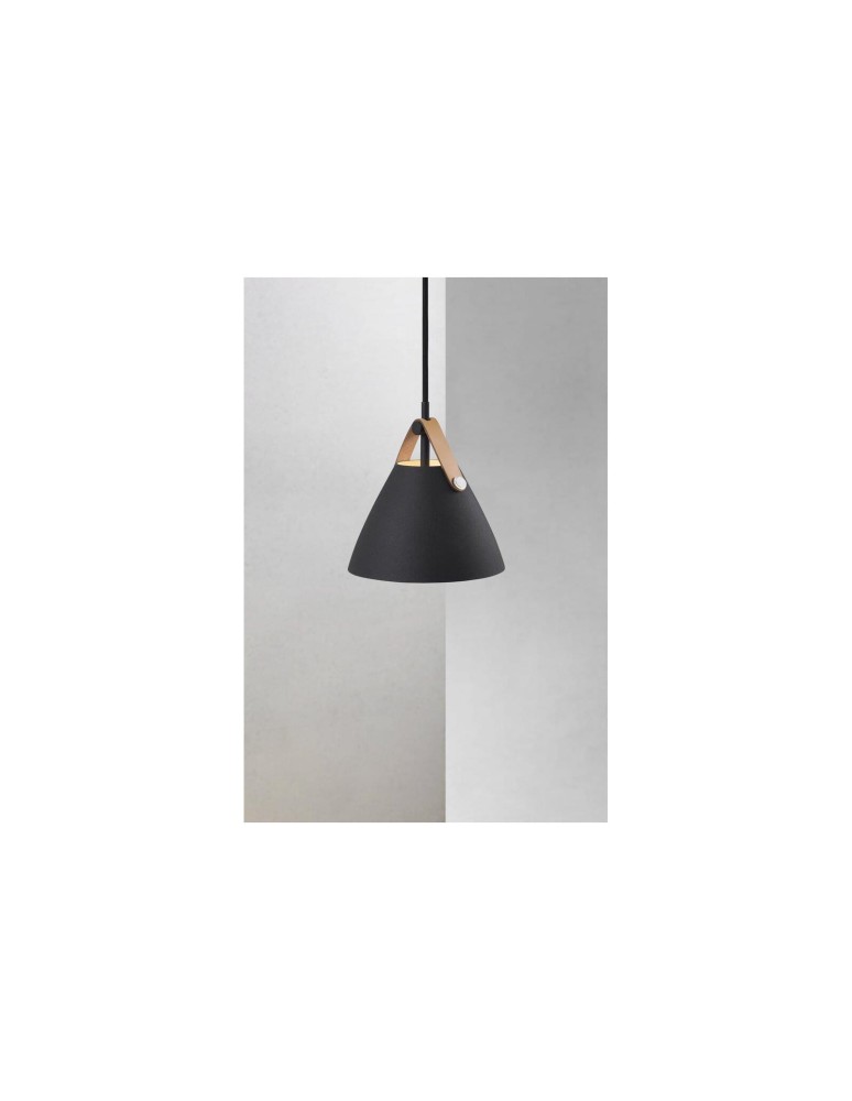 Scandinavian style pendant lamps - DFTP by NORDLUX STRAP Pendant Lamp GU10 40W Metal Black - product kolory-swiatla.pl 3