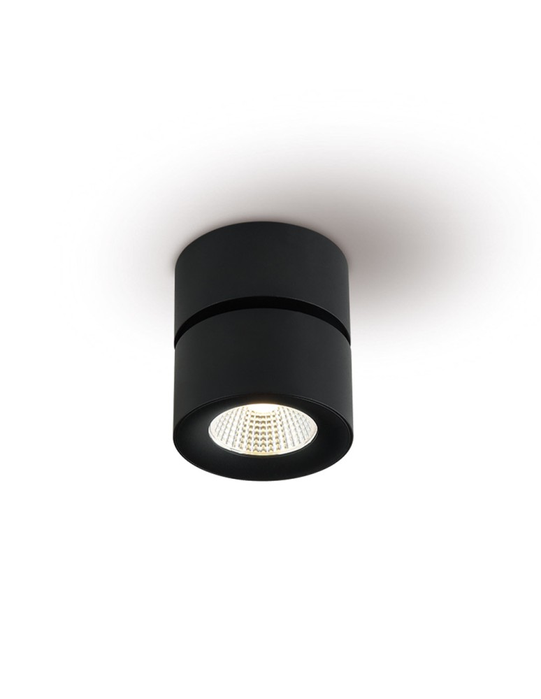 LED headlights - Orlicki Design Mone nero LED Ceiling 1x7W 3000K Black - product kolory-swiatla.pl 1