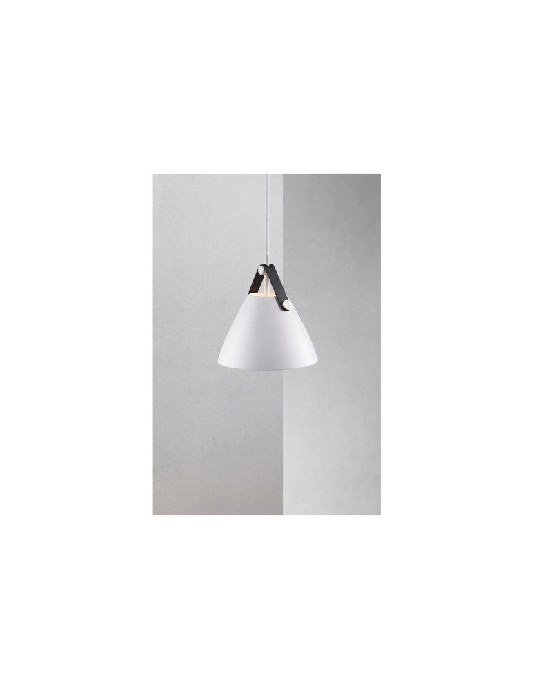 Scandinavian style pendant lamps - DFTP by NORDLUX STRAP GU10 40W Metal Pendant Lamp White - product kolory-swiatla.pl 4