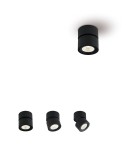 LED headlights - Orlicki Design Mone nero LED Ceiling 1x7W 3000K Black - product 3