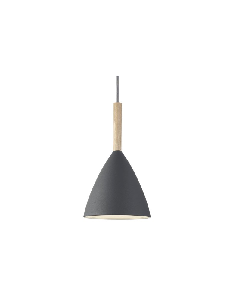Scandinavian style pendant lamps - DFTP by NORDLUX PURE Pendant Lamp E27 40W Metal Grey. - product kolory-swiatla.pl 1
