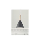 Scandinavian style pendant lamps - DFTP by NORDLUX PURE Pendant Lamp E27 40W Metal Grey 43293010 - product 5