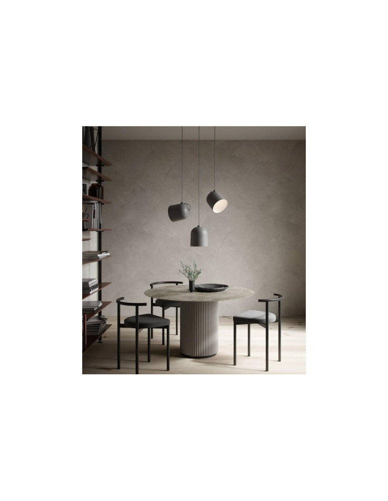 Scandinavian style pendant lamps - DFTP by NORDLUX ANGLE Pendant Lamp E27 60W Metal Grey. - product kolory-swiatla.pl 5