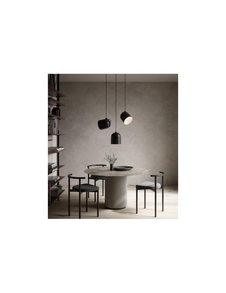 Scandinavian style pendant lamps - DFTP by NORDLUX ANGLE Pendant Lamp E27 60W Metal Black - product kolory-swiatla.pl 5