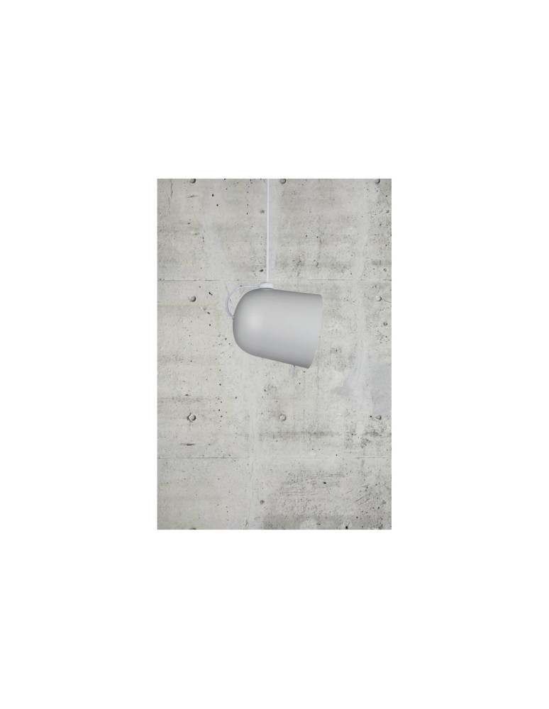 Scandinavian style pendant lamps - DFTP by NORDLUX ANGLE Pendant Lamp E27 60W Metal White/Grey - product kolory-swiatla.pl 10