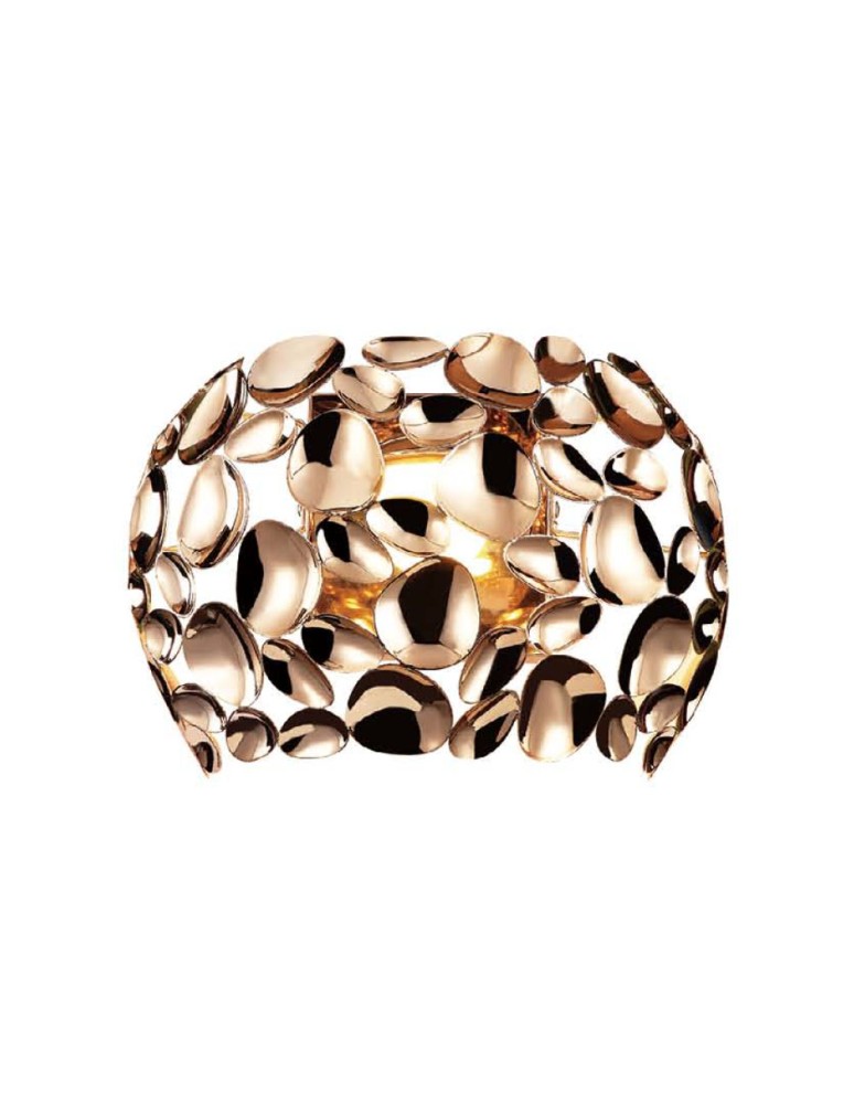 Glamour wall lamps - Orlicki Design Carera Gold Parette Wall lamp 1xG9 - product kolory-swiatla.pl 1