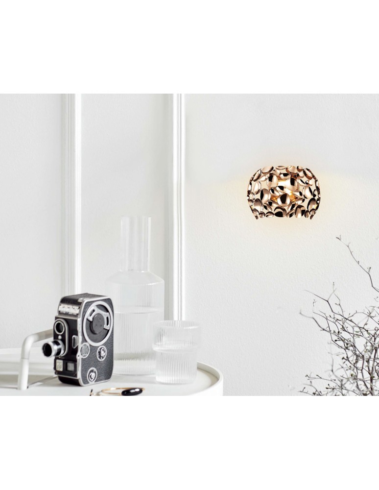 Glamour wall lamps - Orlicki Design Carera Gold Parette Wall lamp 1xG9 - product kolory-swiatla.pl 2