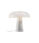 Scandinavian style table lamps - DFTP by NORDLUX GLOSSY Table Lamp E27 15W Marble Opal White - product 1