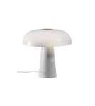Scandinavian style table lamps - DFTP by NORDLUX GLOSSY Table Lamp E27 15W Marble Opal White - product 2
