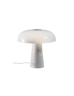 DFTP by NORDLUX GLOSSY Lampa Stołowa E27 15W Marmur Opal Biały - produkt 2