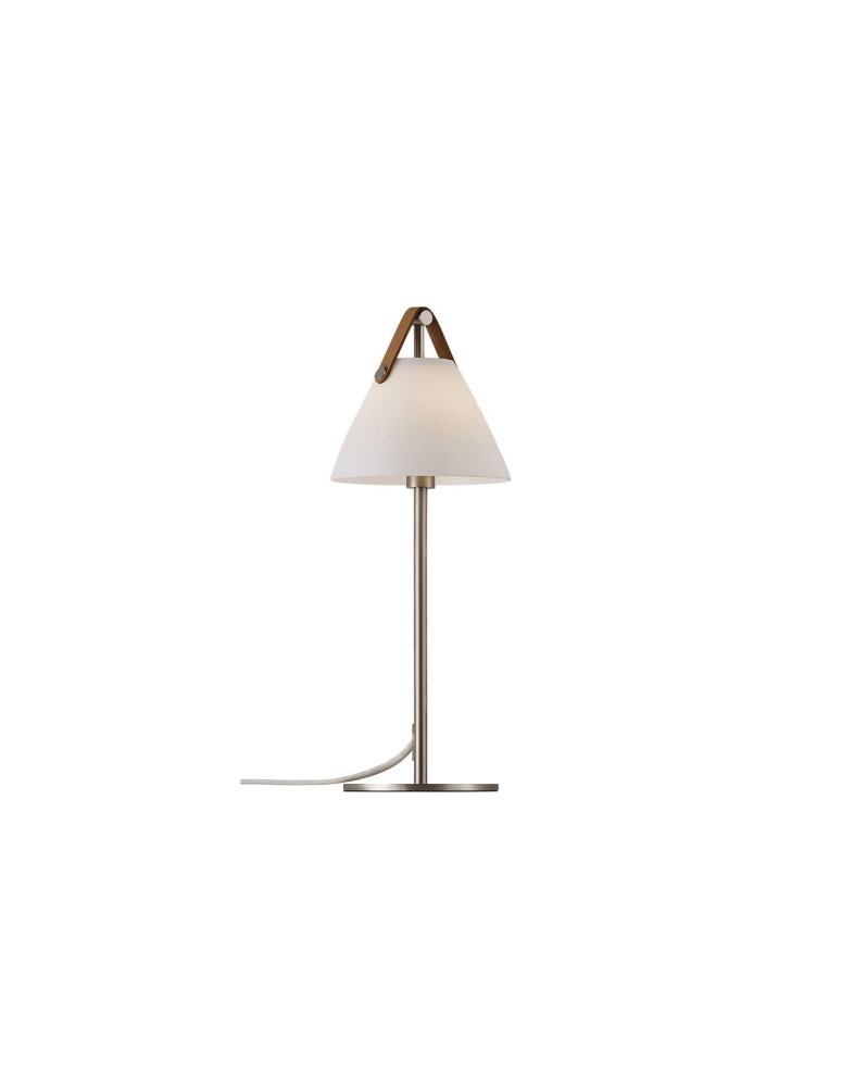 Scandinavian style table lamps - DFTP by NORDLUX STRAP Table Lamp G9 25W Metal Nickel - product kolory-swiatla.pl 4