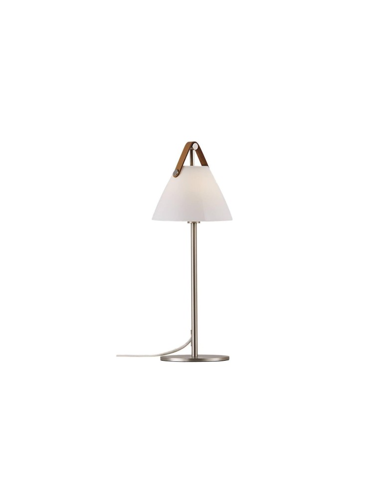 Scandinavian style table lamps - DFTP by NORDLUX STRAP Table Lamp G9 25W Metal Nickel - product kolory-swiatla.pl 6