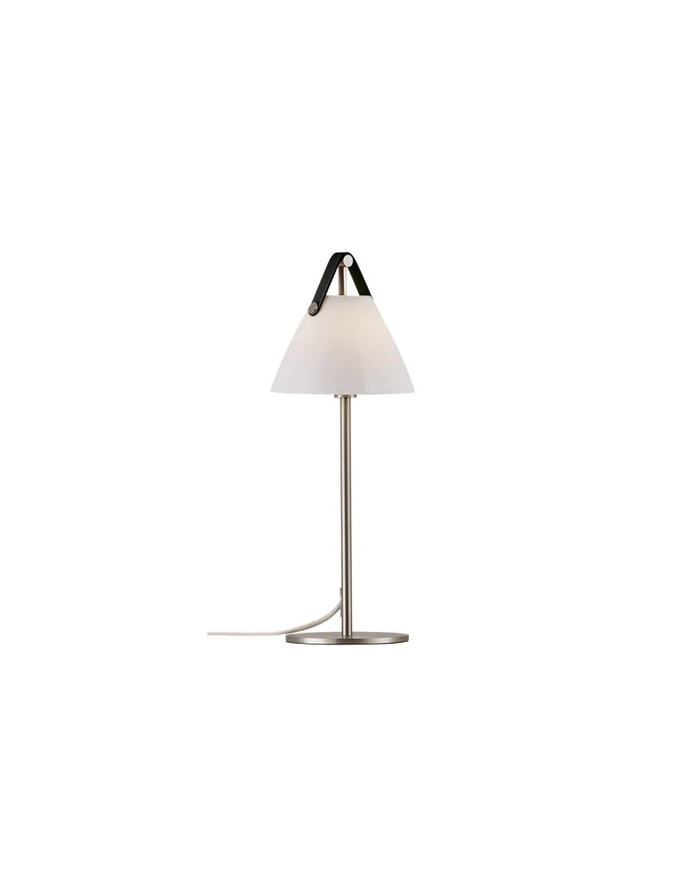 Scandinavian style table lamps - DFTP by NORDLUX STRAP Table Lamp G9 25W Metal Nickel - product kolory-swiatla.pl 8
