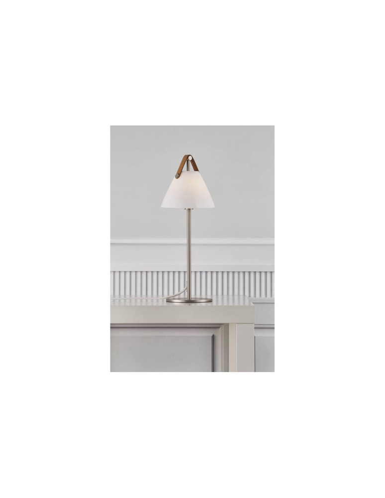 Scandinavian style table lamps - DFTP by NORDLUX STRAP Table Lamp G9 25W Metal Nickel - product kolory-swiatla.pl 9
