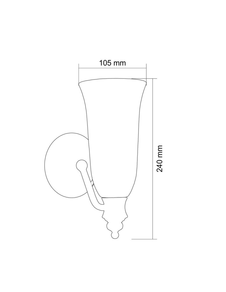 Bathroom wall lamps - Orlicki Design Como IP44 Wall lamp 1xG9 - product kolory-swiatla.pl 3