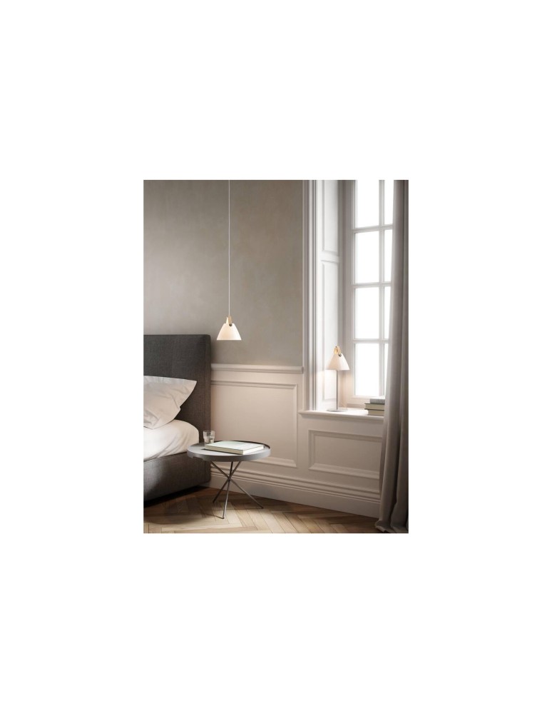 Scandinavian style table lamps - DFTP by NORDLUX STRAP Table Lamp G9 25W Metal Nickel - product kolory-swiatla.pl 11