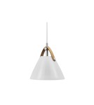 Scandinavian style pendant lamps - DFTP by NORDLUX STRAP Pendant Lamp G9 40W Nickel - product 4