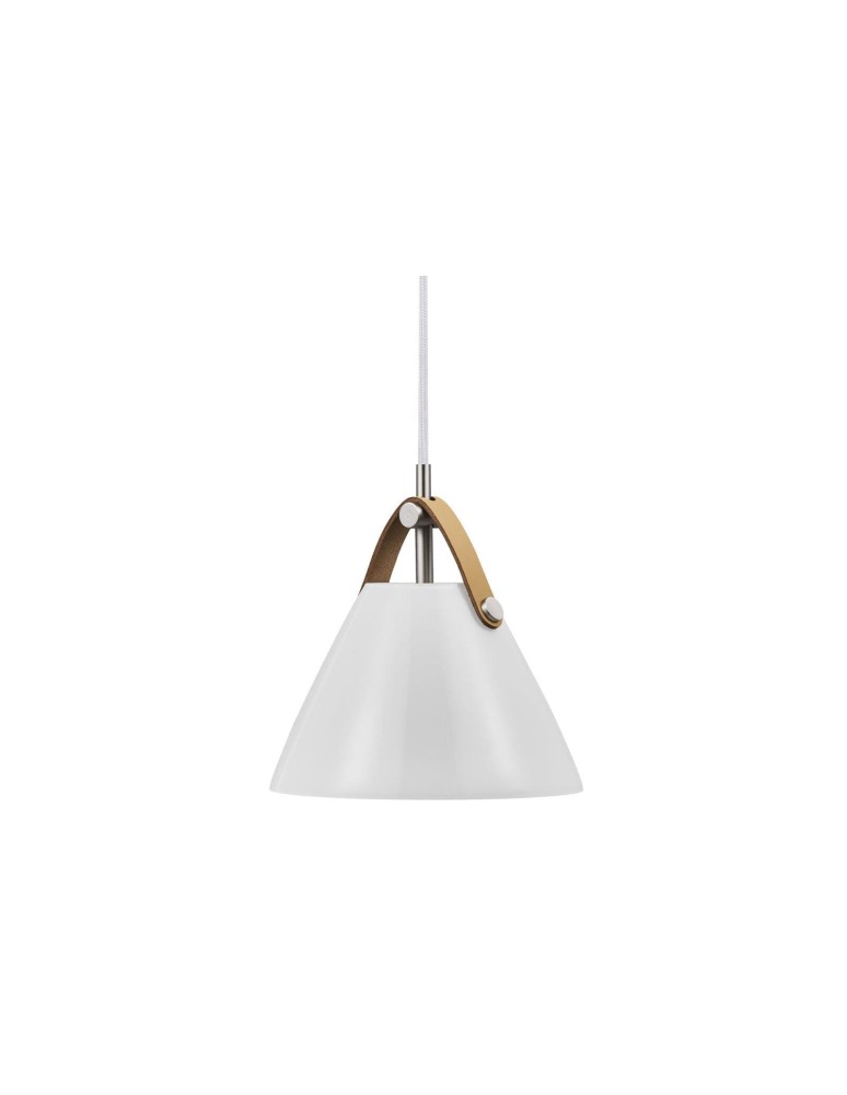 Scandinavian style pendant lamps - DFTP by NORDLUX STRAP Pendant Lamp G9 40W Nickel - product kolory-swiatla.pl 4