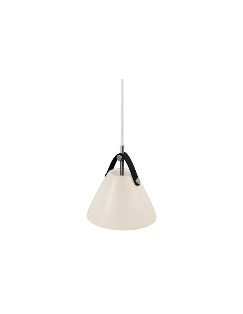 Scandinavian style pendant lamps - DFTP by NORDLUX STRAP Pendant Lamp G9 40W Nickel - product kolory-swiatla.pl 8