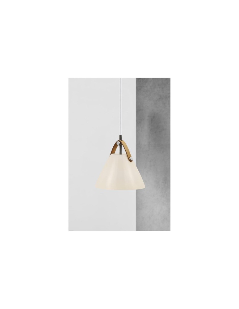 Scandinavian style pendant lamps - DFTP by NORDLUX STRAP Pendant Lamp G9 40W Nickel - product kolory-swiatla.pl 12