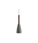 Scandinavian style pendant lamps - DFTP by NORDLUX PURE Pendant Lamp E27 40W Metal Grey. - product 1
