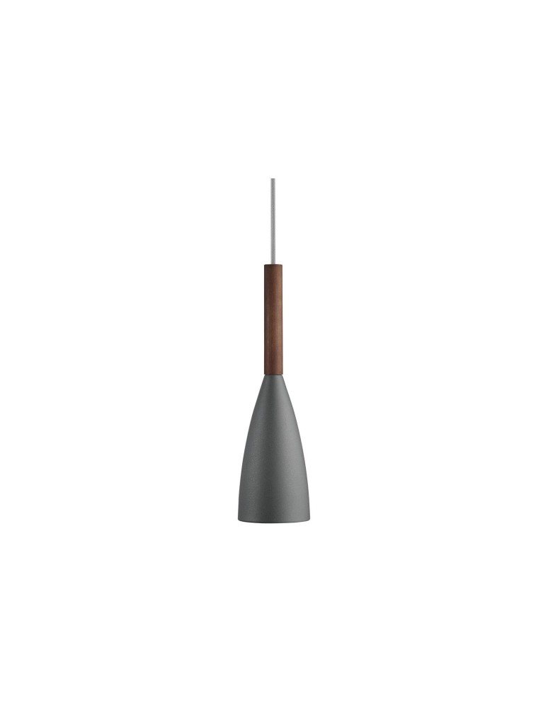 Scandinavian style pendant lamps - DFTP by NORDLUX PURE Pendant Lamp E27 40W Metal Grey. - product kolory-swiatla.pl 1