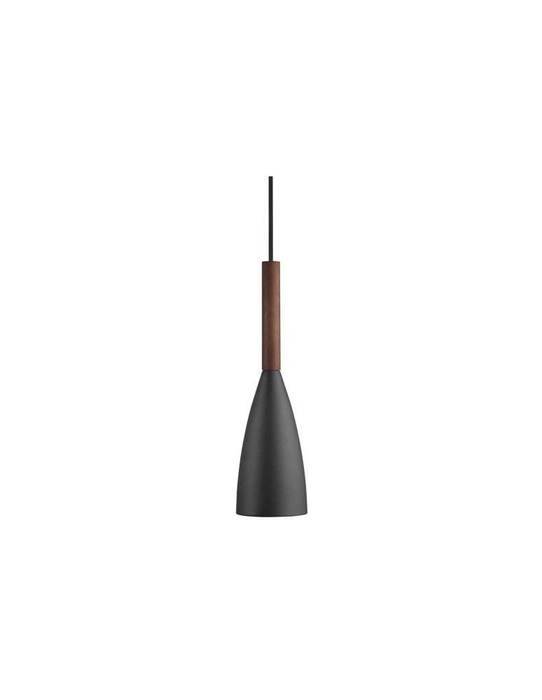 Scandinavian style pendant lamps - DFTP by NORDLUX PURE Pendant Lamp E27 40W Metal Black - product kolory-swiatla.pl 1