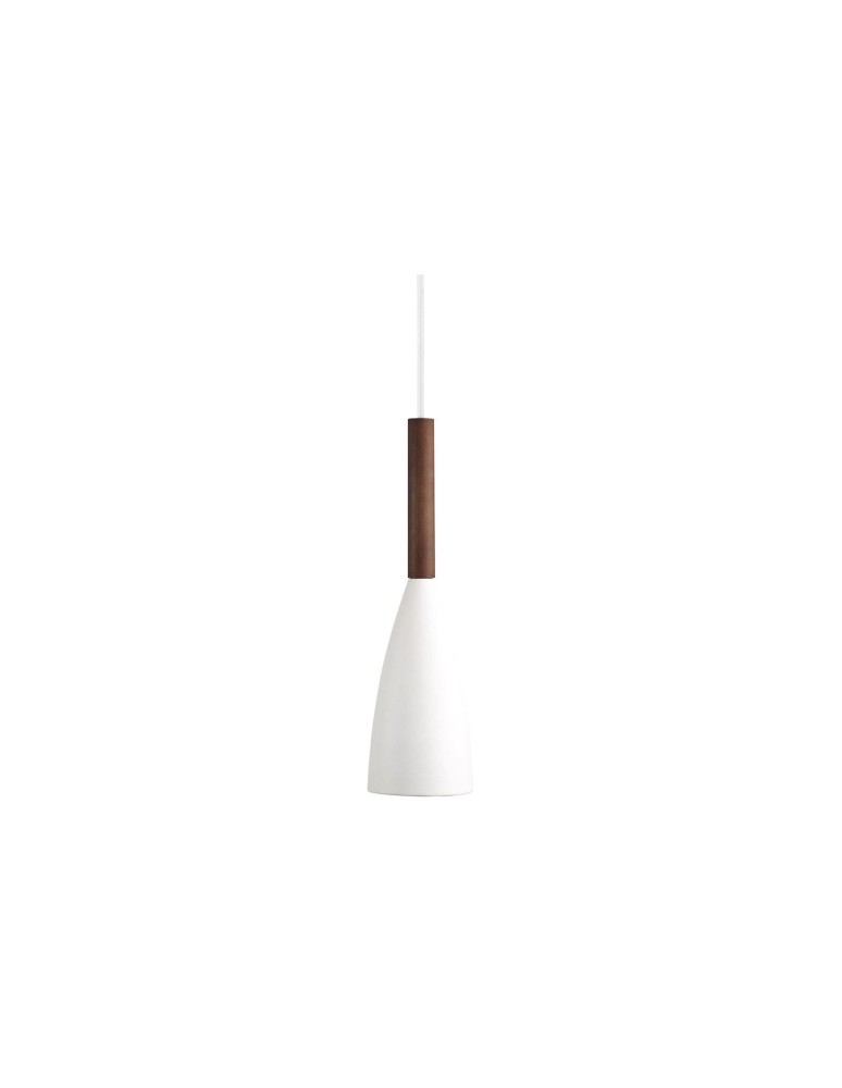 Scandinavian style pendant lamps - DFTP by NORDLUX PURE Pendant Lamp E27 40W Metal White - product kolory-swiatla.pl 1