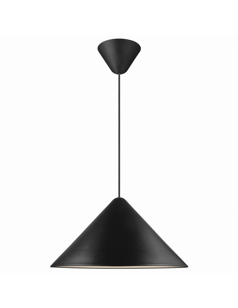 Scandinavian style pendant lamps - DFTP by NORDLUX NONO 50W E27 Black Metal/Plastic Pendant Lamp - product kolory-swiatla.pl 1