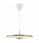 Scandinavian style pendant lamps - DFTP by NORDLUX BLANCHE LED Pendant Lamp Gold Metal/Plastic - product 1