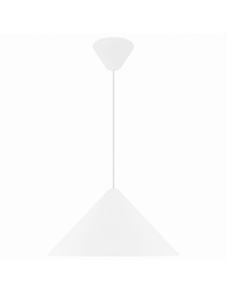 Scandinavian style pendant lamps - DFTP by NORDLUX NONO 50W E27 White Metal/Plastic Pendant Lamp - product kolory-swiatla.pl 1