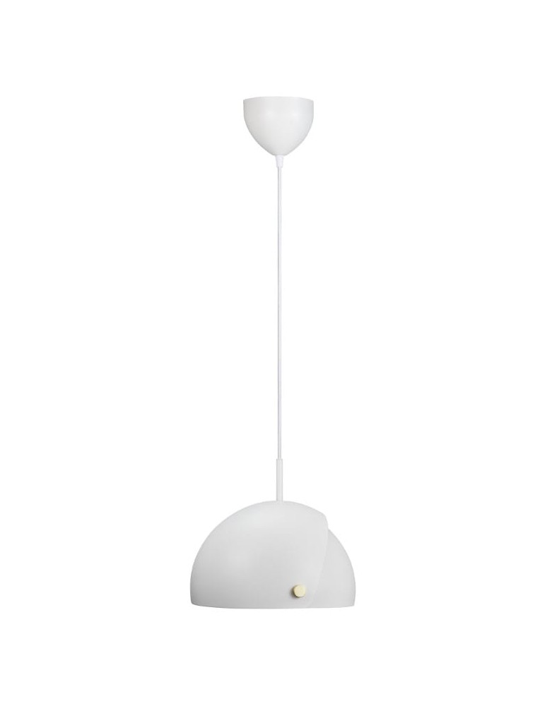 Scandinavian style pendant lamps - DFTP by NORDLUX Align pendant lamp 1xE27 15W Metal White - product kolory-swiatla.pl 2