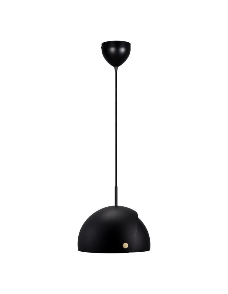 Scandinavian style pendant lamps - DFTP by NORDLUX Align pendant lamp 1xE27 15W Metal Black - product kolory-swiatla.pl 4