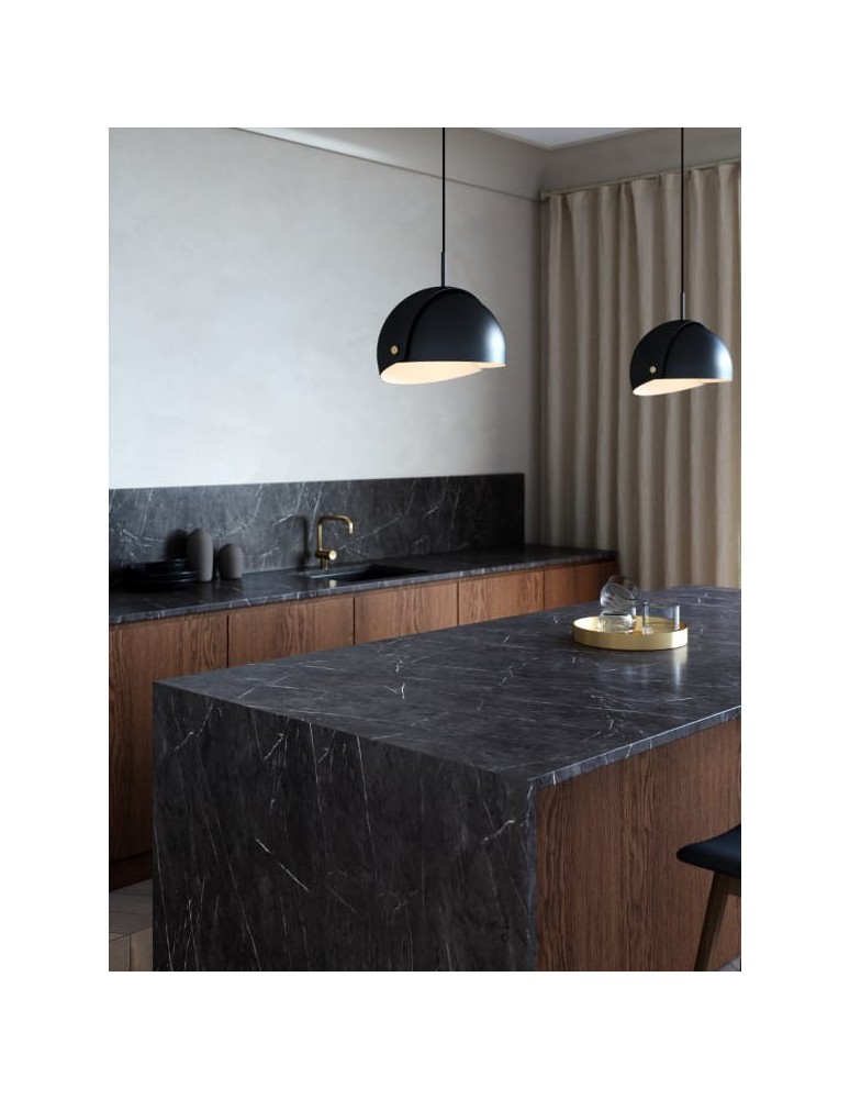 Scandinavian style pendant lamps - DFTP by NORDLUX Align pendant lamp 1xE27 15W Metal Black - product kolory-swiatla.pl 6