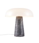Scandinavian style table lamps - DFTP by NORDLUX GLOSSY table lamp 1xE27 15W Marble Grey. - product 1