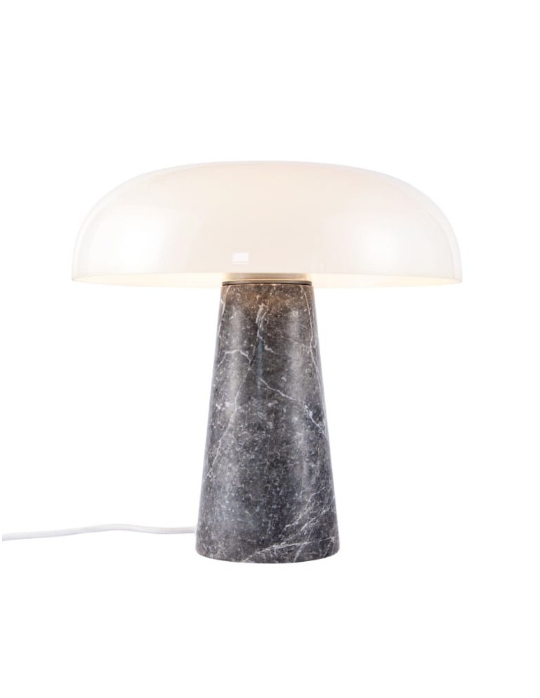 Scandinavian style table lamps - DFTP by NORDLUX GLOSSY table lamp 1xE27 15W Marble Grey. - product kolory-swiatla.pl 1